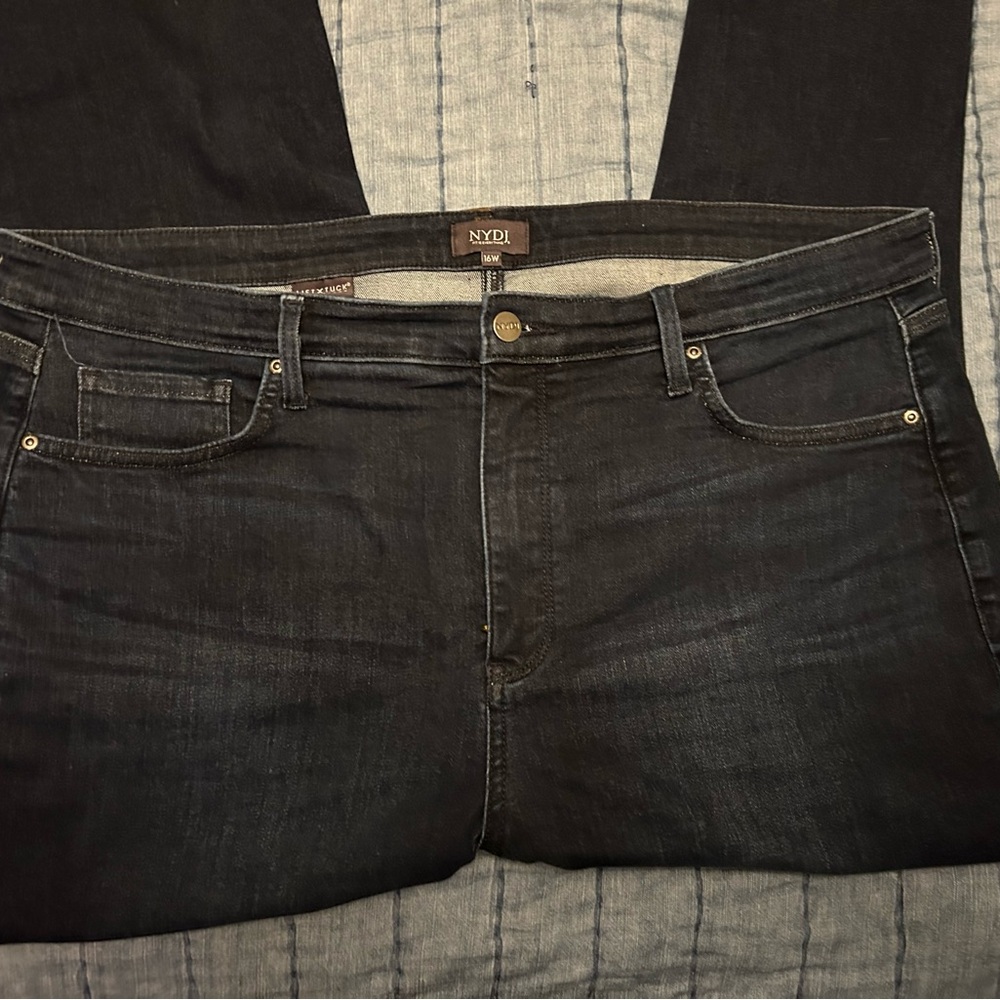 NYDJ Dark Indigo Straight Leg Jeans